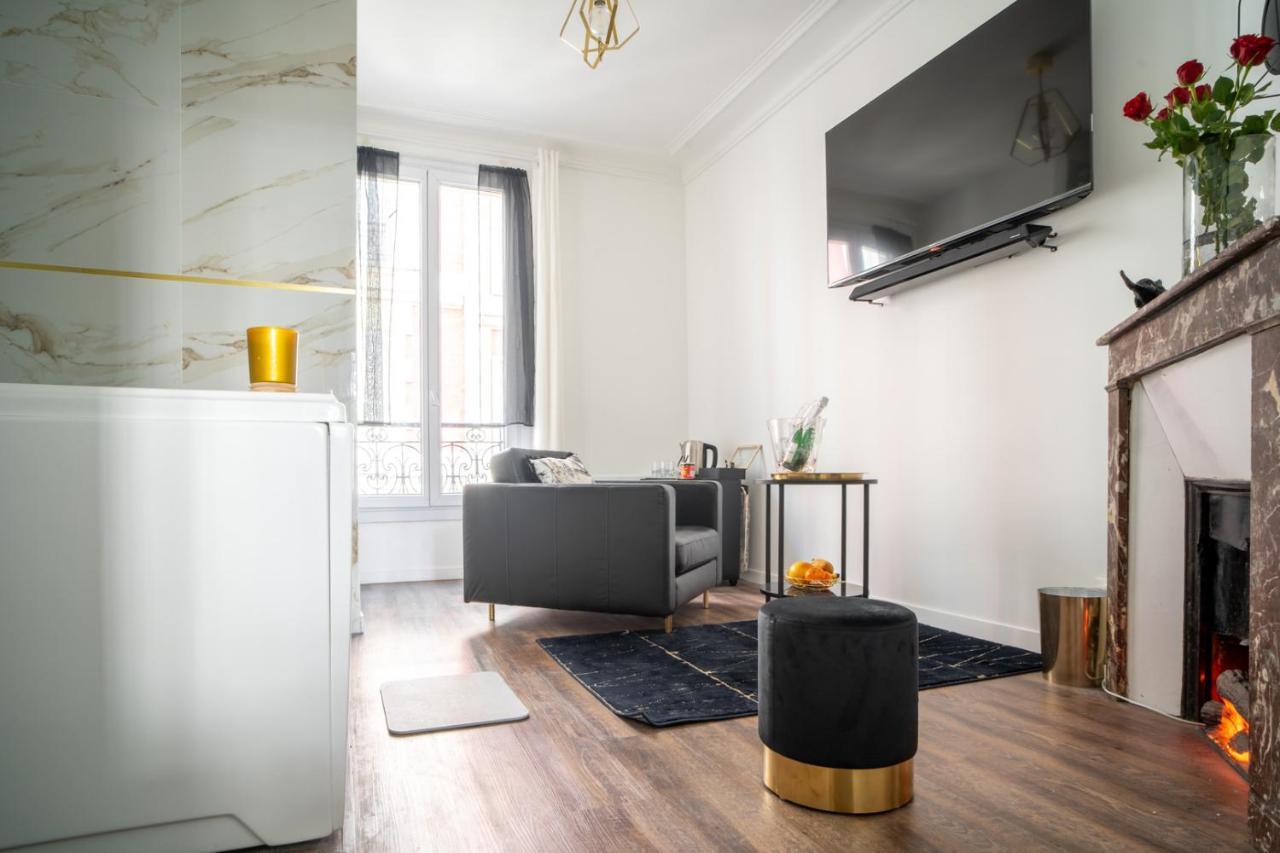 Suite L'Eclipse Paris, Logement Avec Jacuzzi, A 10 Minutes Des Champs Elysees Levallois-Perret Bagian luar foto